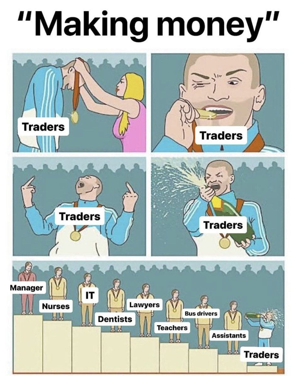 piffie's tweet image. I am about to offend a whole bunch of traders but I am tired of everyone pretending they make $$$ with their fake profit screenshots...it is sad.
Most traders lose money but they just do not talk about it.
Broker data shows 80% of day traders quit within two years.
By year…