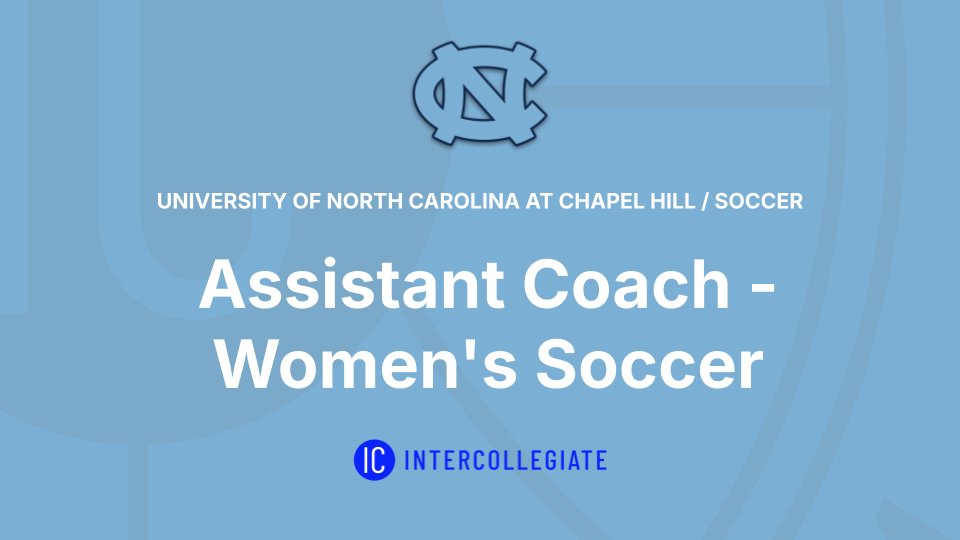 Intercollegiate (@intrcollegiate) on Twitter photo <a href="/UVMwbb/">UVM Women's Basketball</a> <a href="/UVMathletics/">UVM Athletics</a> <a href="/uvmvermont/">University of Vermont</a> <a href="/BarstoolUVM/">Barstool UVM</a> <a href="/WHoopDirt/">WHoopDirt.com</a> ๐งณAssistant Coach
๐ <a href="/uncwomenssoccer/">UNC Women's Soccer</a>
๐Assist head coach with practices, competitions, player development & recruitment. Requires 2-5 years of coaching experience, strong organizational skills & NCAA knowledge
๐tinyurl.com/4bhfp436 <a href="/UVMwbb/">UVM Women's Basketball</a> <a href="/UVMathletics/">UVM Athletics</a> <a href="/uvmvermont/">University of Vermont</a> <a href="/BarstoolUVM/">Barstool UVM</a> <a href="/WHoopDirt/">WHoopDirt.com</a> ๐งณAssistant Coach
๐ <a href="/uncwomenssoccer/">UNC Women's Soccer</a>
๐Assist head coach with practices, competitions, player development & recruitment. Requires 2-5 years of coaching experience, strong organizational skills & NCAA knowledge
๐tinyurl.com/4bhfp436