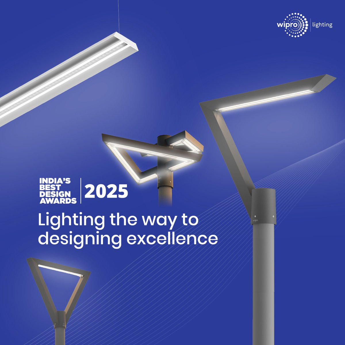 lighting_wipro's tweet photo. Wipro Lighting shines bright on the big stage yet again. We've been at the forefront of design excellence for decades, and earning recognition at India's Best Design Awards is a reflection of it.
#WiproLighting #bestdesign #BestDesignAward #achievement #ProudMoment https://t.co/G7UkbWd6pl