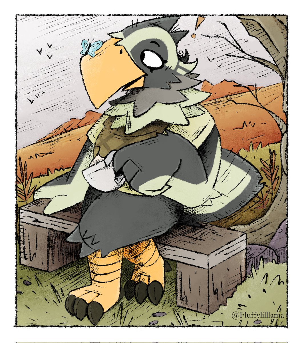 fluffylilllama's tweet image. Avery art
