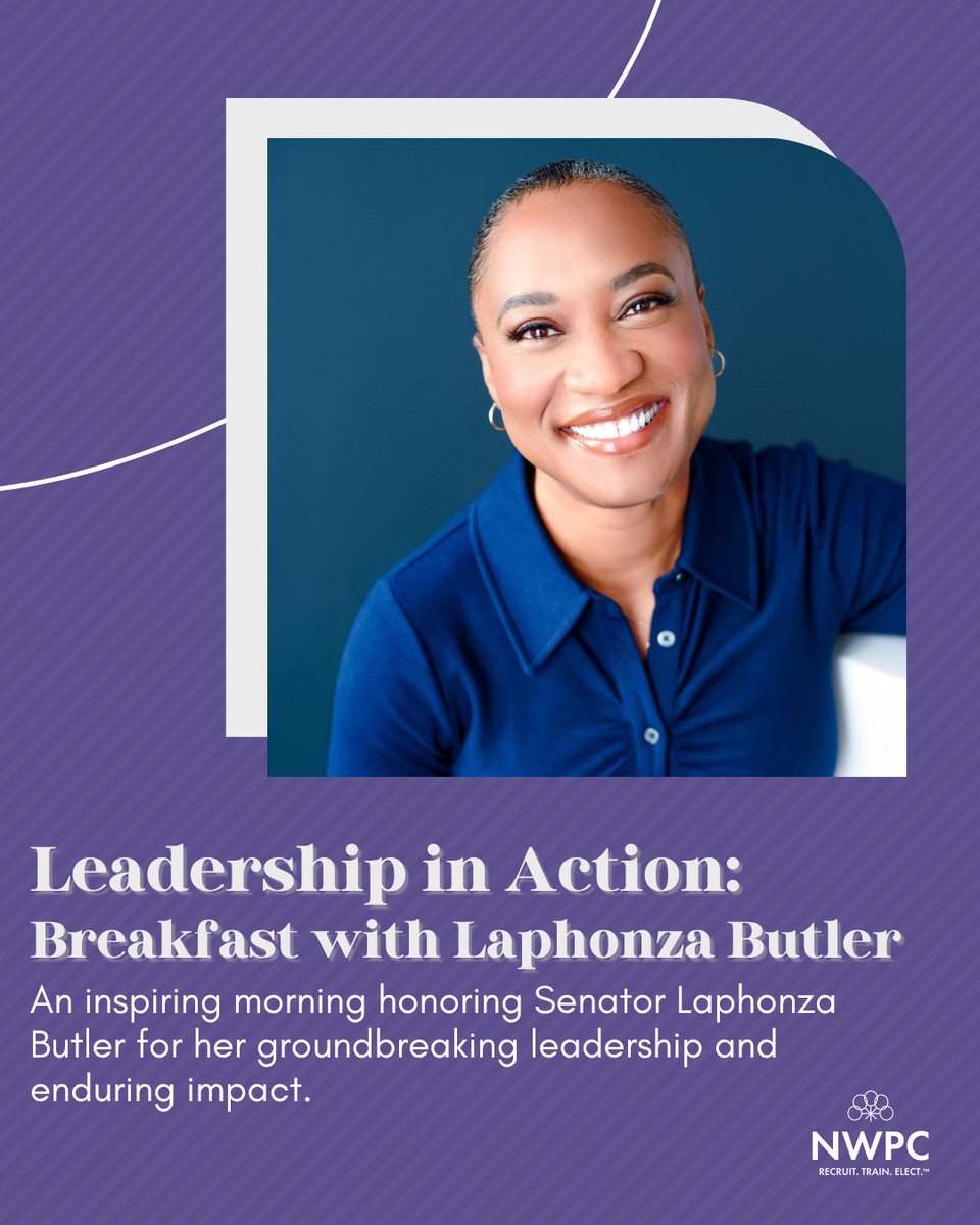 NWPCNational's tweet image. The NWPC is thrilled to host incredible speakers like @LaphonzaB at this year's Biennial Convention! ✨💜
🎟️Learn more and register here: eventbrite.com/e/national-wom…