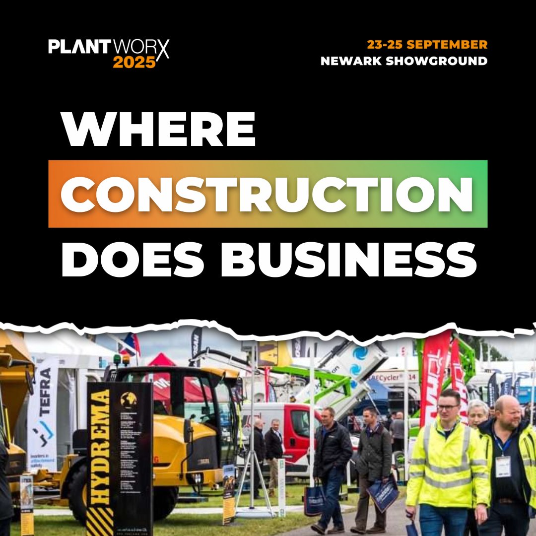 PlantWorx is the most influential gathering of UK construction in 2025.

Get ready for the construction sector's most important conversations. 

👉 Enquire about exhibiting: eu1.hubs.ly/H0lS9GJ0
🎟️ Register to attend: eu1.hubs.ly/H0lS9sH0