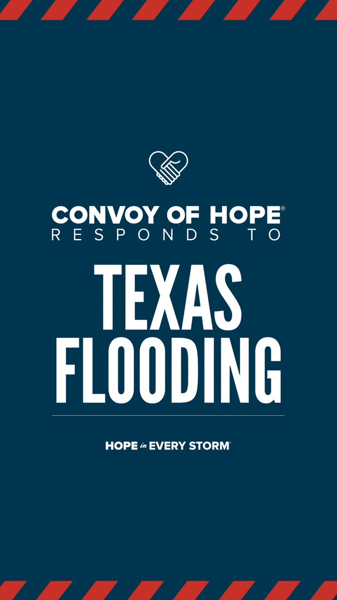 ConvoyofHope's tweet image. Convoy of Hope remains on the ground, working diligently to meet urgent needs in Ingram, San Saba, San Angelo, and more communities in Texas impacted by more flooding rain:
🚚 Yesterday, essential supplies were delivered and distributed in San Angelo, where residents are still…