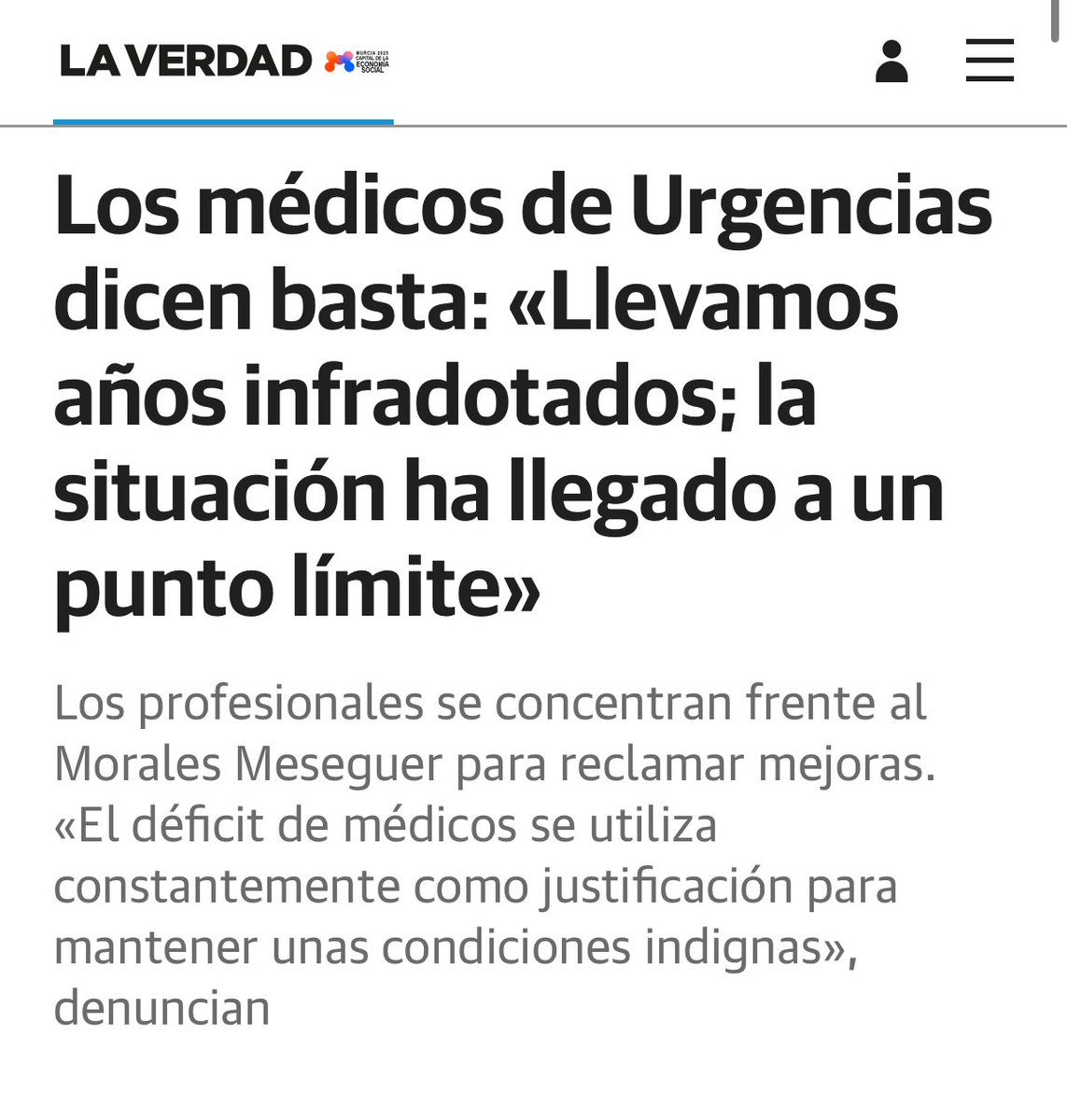 Lucassayala's tweet image. López Miras ha llevado la #SanidadPública al límite.

Un verano más, en lugar de reforzar las plantillas, sobrecarga a los sanitarios, cierra consultorios y reduce camas y servicios en los hospitales.

El PP asfixia la sanidad: pacientes y profesionales sufren las consecuencias.