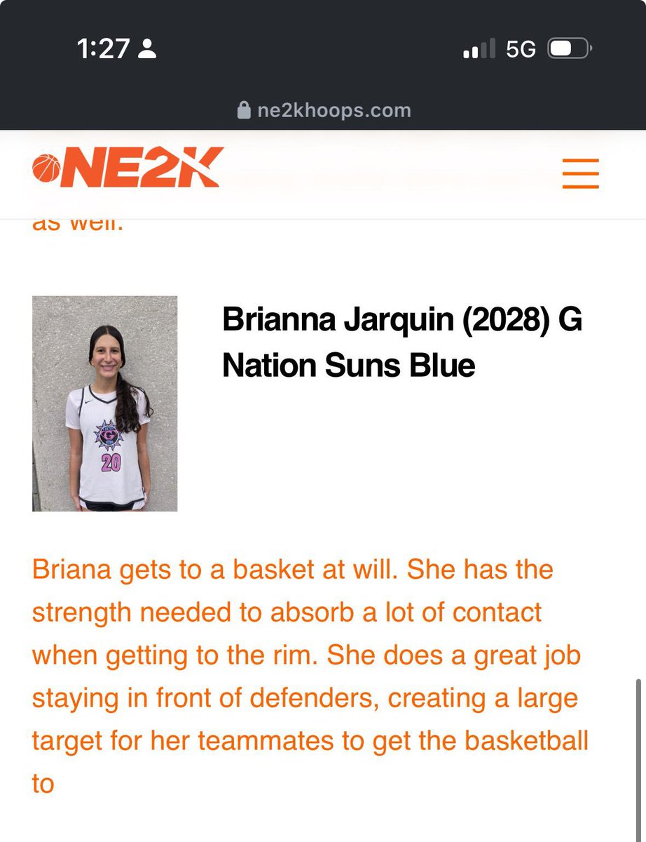Brianna (@bri_j_20) on Twitter photo Truly grateful for the write ups and evaluations
<a href="/GNation_BBALL/">G Nation ๐</a>
<a href="/PGHFlorida/">Prep Girls Hoops Florida</a>
<a href="/BFishHoops/">Brandon Fisher</a>
<a href="/NE2KHoops/">NE2KHoops</a>
<a href="/CoachBTaylor1/">Coach Brandie Taylor ๐บ</a>
<a href="/Elite40League/">Elite 40 League</a> Truly grateful for the write ups and evaluations
<a href="/GNation_BBALL/">G Nation ๐</a>
<a href="/PGHFlorida/">Prep Girls Hoops Florida</a>
<a href="/BFishHoops/">Brandon Fisher</a>
<a href="/NE2KHoops/">NE2KHoops</a>
<a href="/CoachBTaylor1/">Coach Brandie Taylor ๐บ</a>
<a href="/Elite40League/">Elite 40 League</a>