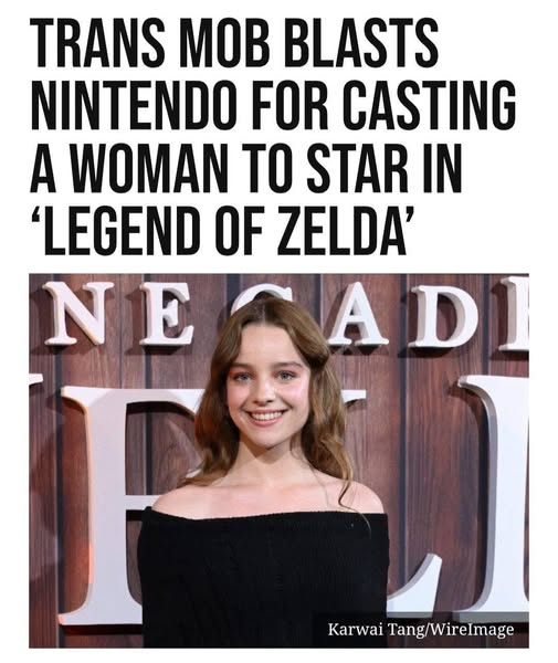 Um, Zelda is a woman... what?