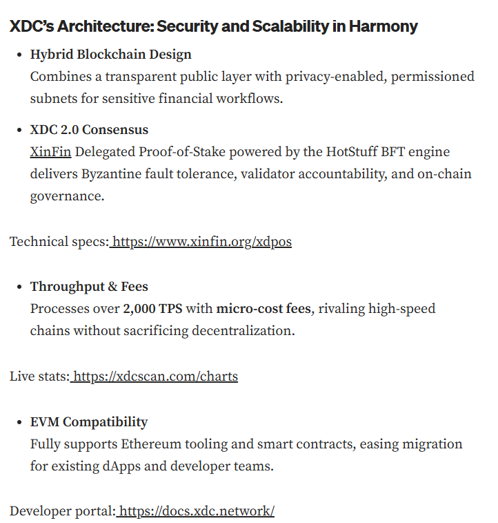 Lian_Wei206's tweet photo. Not all chains wear suits 👔
#XDC does built for banks, businesses &amp; billions 💰🌐

🧾 ISO 20022
⚡ Micro fees
🚀 2s speed

It’s not hype. It’s infrastructure.

🔍 https://t.co/REWSQRvzc8…

#XDC #RWA #Web3 #TradeFi #Ripple #BlackRock #ETH #BTC #DYOR @XDC_Network_ https://t.co/xxythEgv8E