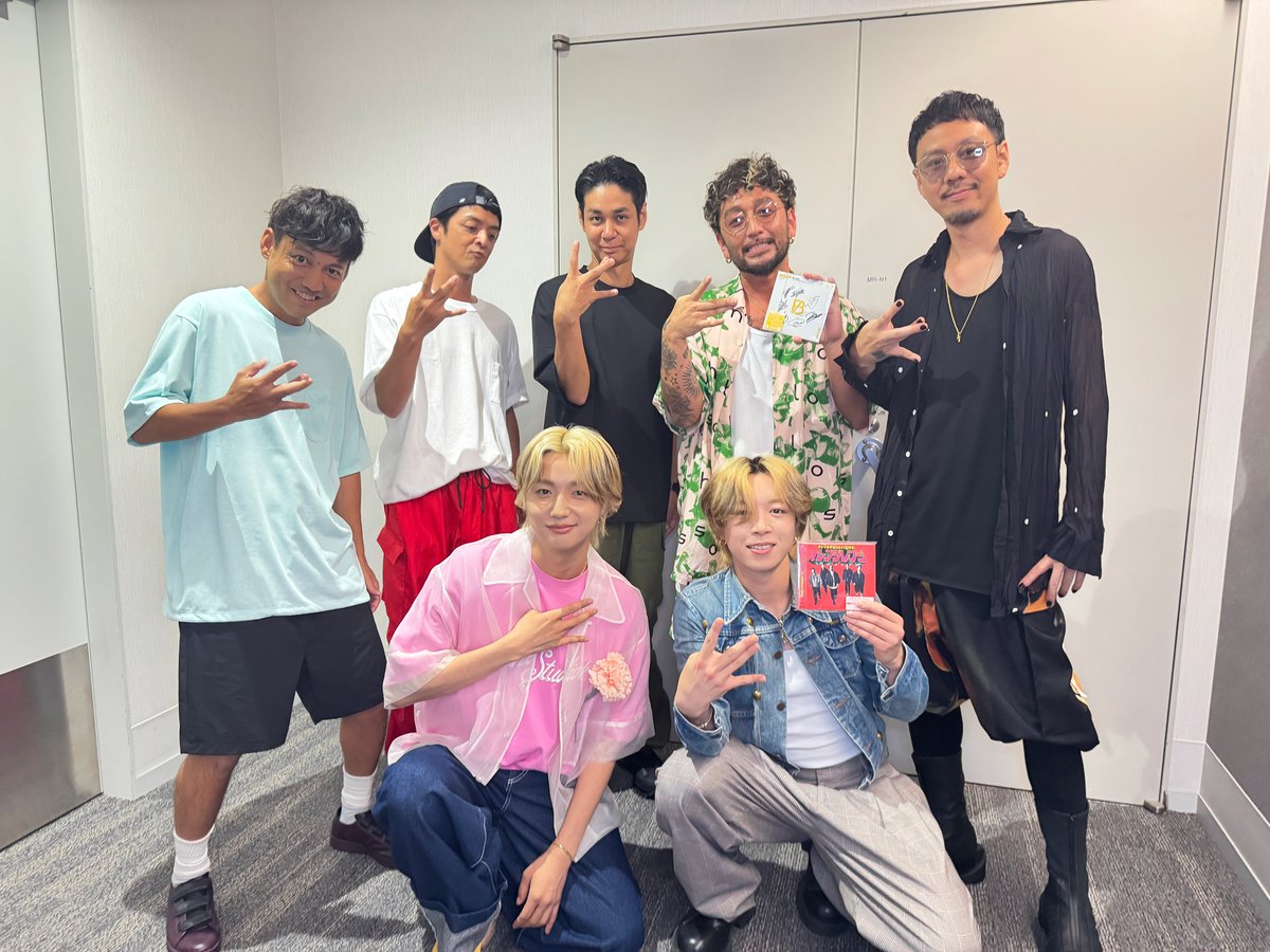 BEFIRSTofficial's tweet photo. 2025.07.18
テレビ朝日「ミュージックステーション SUPER SUMMER FES 2025」

ORANGE RANGE × JUNON &amp; SOTA
Thank you!!!

#ORANGERANGE @orangerangenow 
#BEFIRST
#JUNON #SOTA https://t.co/HicIHYXXIH