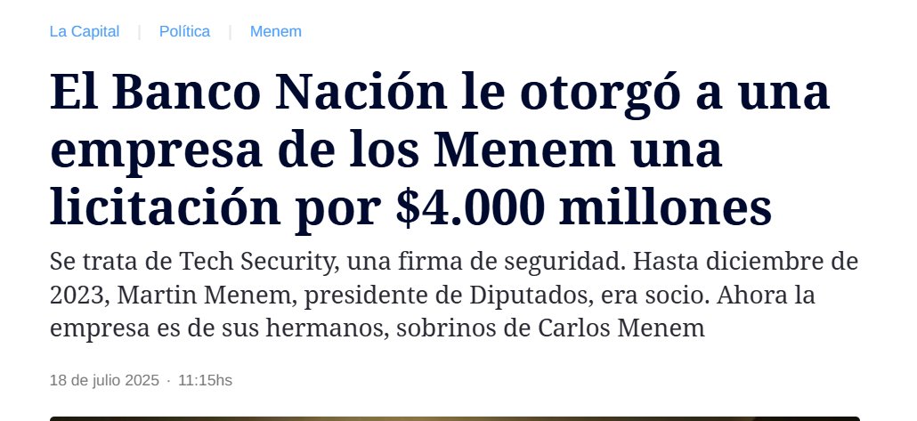 CRIturralde1's tweet image. AL FINAL, TODOS SON LA CASTA
1. Salvo excepción, quién no es “casta” en política, es porque no ha podido y no porque no ha querido
2. A pesar de mis diferencias, yo creía en la honestidad de LLA
3. Todo cambió para mí con el caso LIBRA

LA CORRUPCIÓN NO TIENE PARTIDO POLÍTICO