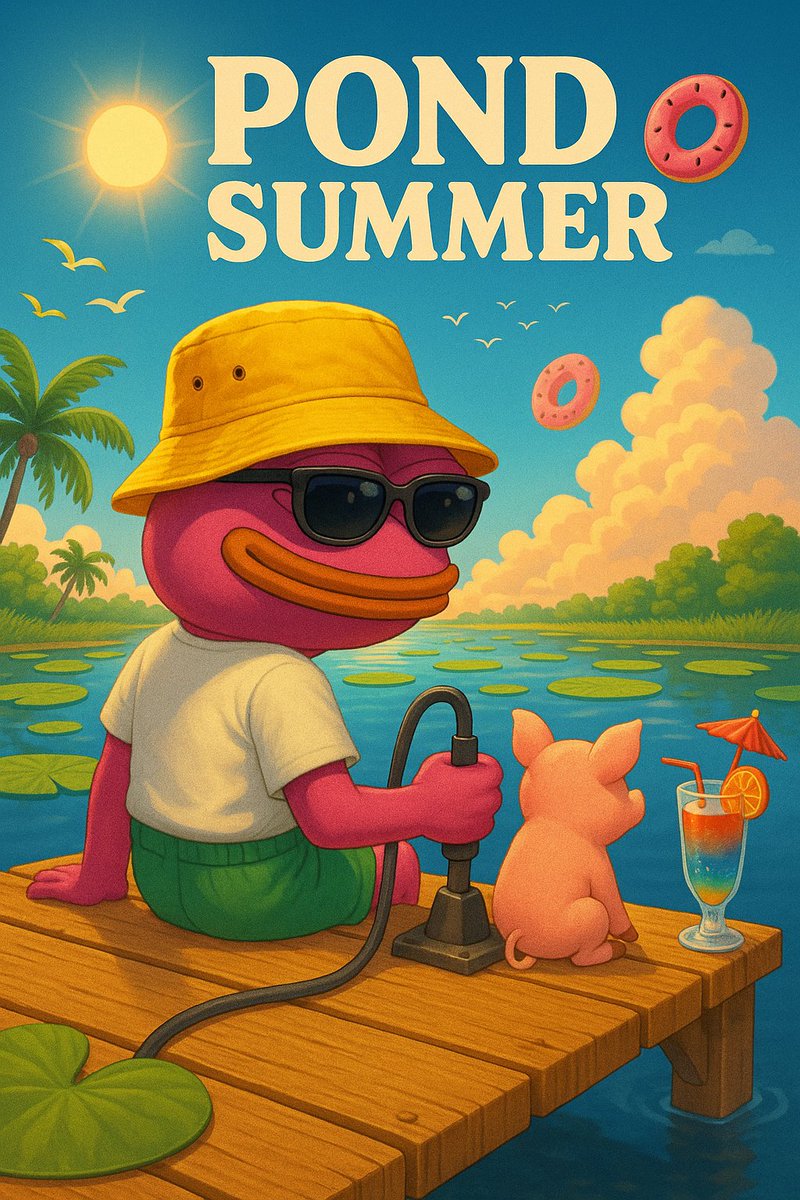 RootkitAlpha's tweet image. In case you missed it… Get ready for POND ☀️ Summer
🌴💧💎🧪🐷🪷⛏️⛱️
$PORK $PNDC $WPOND #POND0X