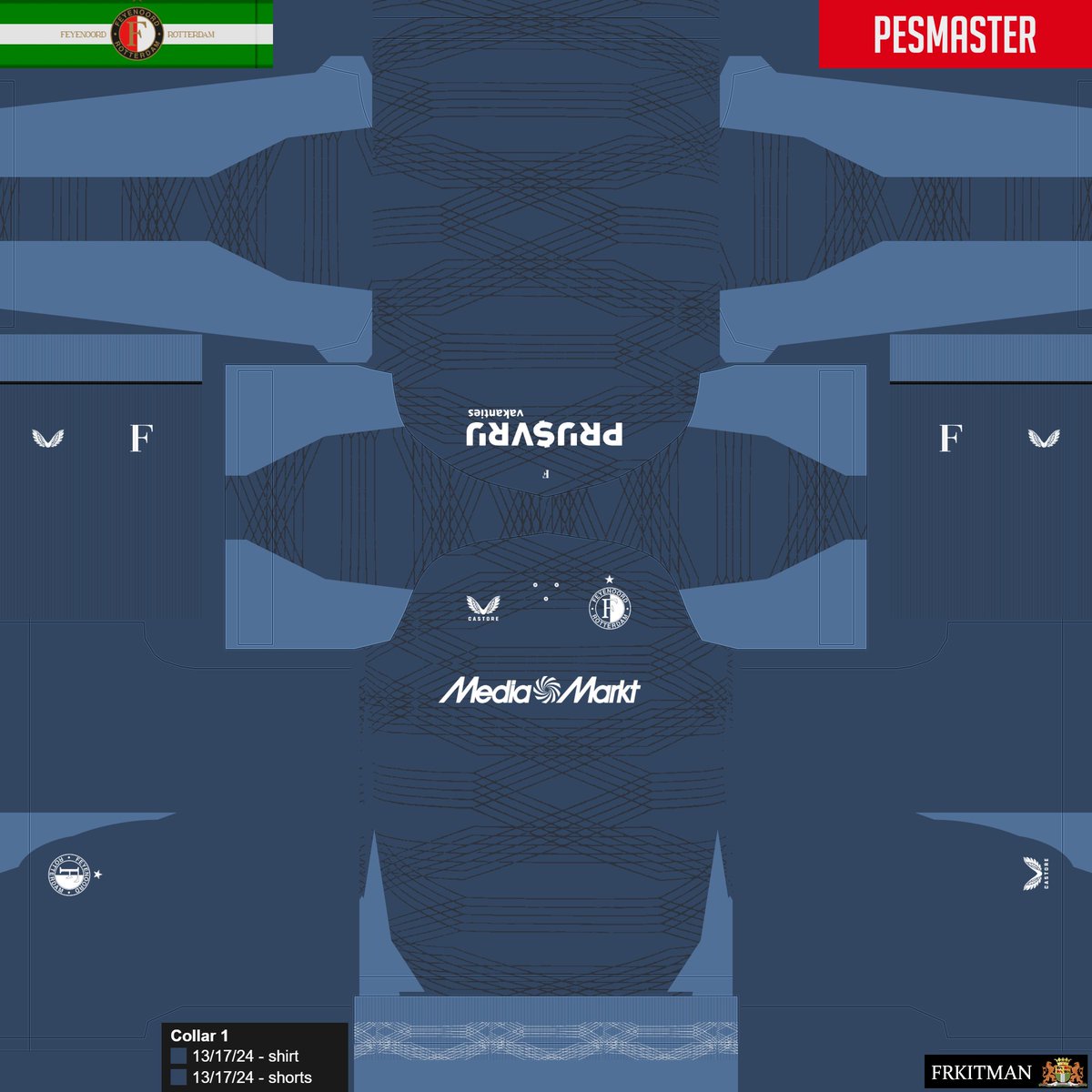 2025/26 #Feyenoord away #PES kit