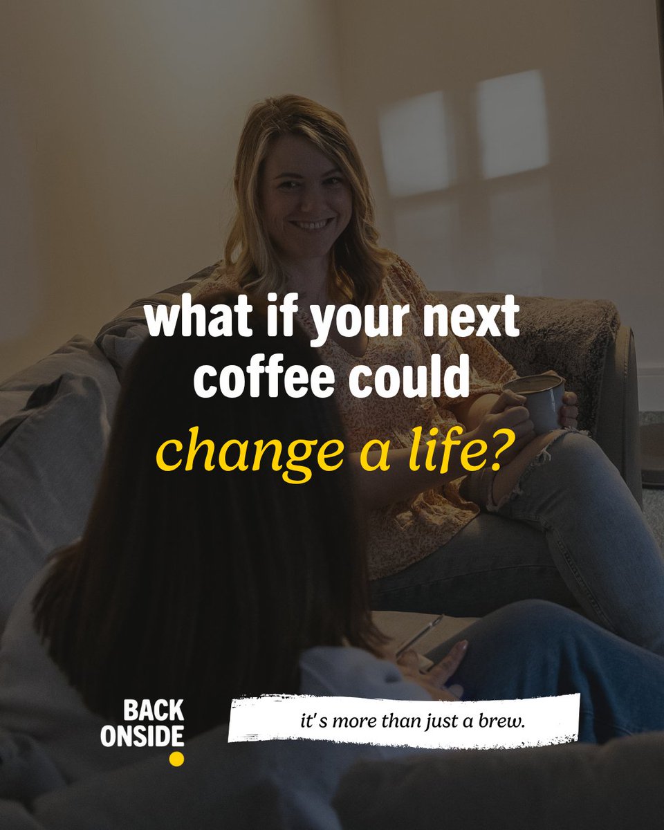 BackOnside's tweet photo. Ever grabbed a coffee without thinking twice? Most of us do - and it costs around £5.

But today, that same £5 could help someone facing a mental health struggle feel seen, heard, and supported. By donating the price of a coffee, you can help fund vital mental health support for those who need it most.

No big gestures. Just one small sacrifice - visit our website now to find out more and to donate.

https://t.co/X7pC83IxYR

Thank you 💛