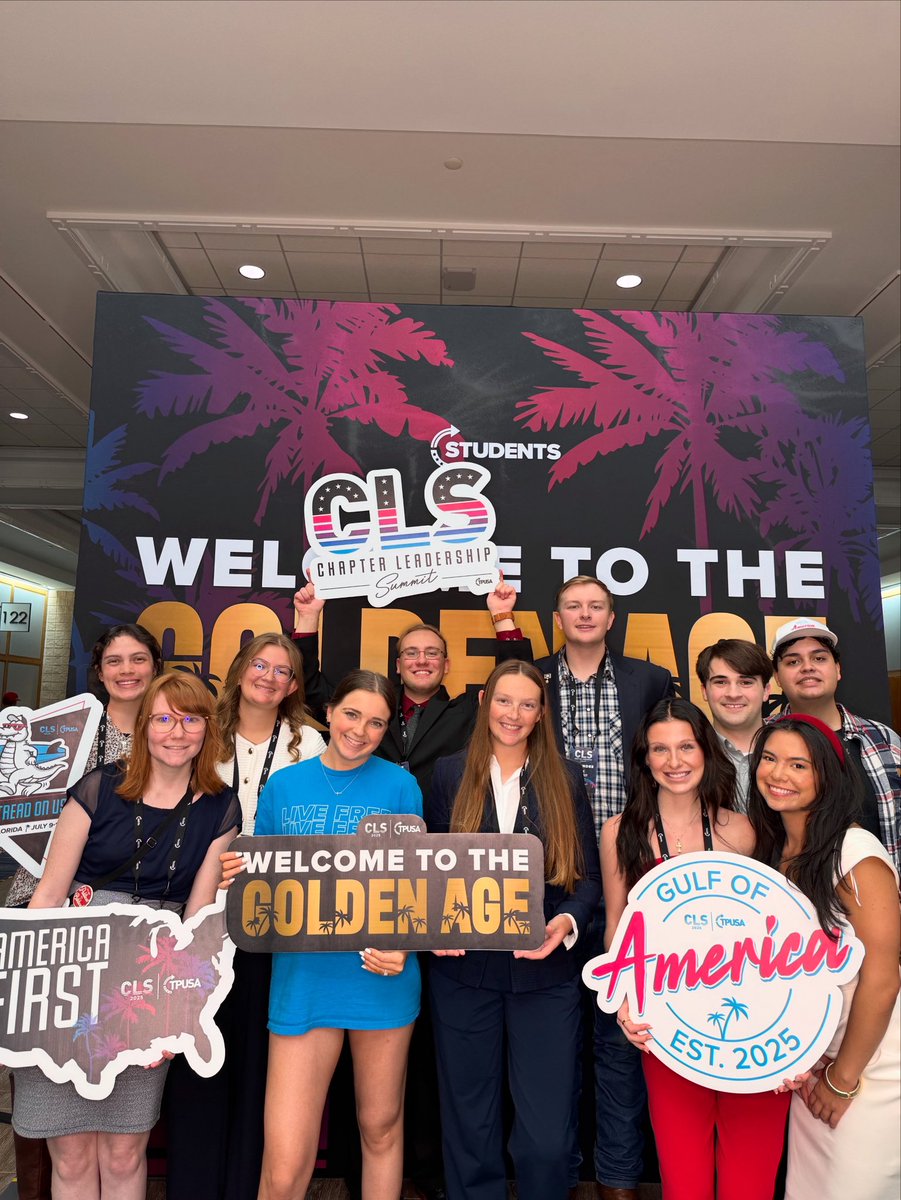 maddiedfranklin's tweet image. What an unforgettable weekend at #CLS2025 and #SAS2025 🌴☀️
TPUSA Rockies students are ready to take on the 25-26 school year! 🇺🇸
@TPUSA | @tpusastudents