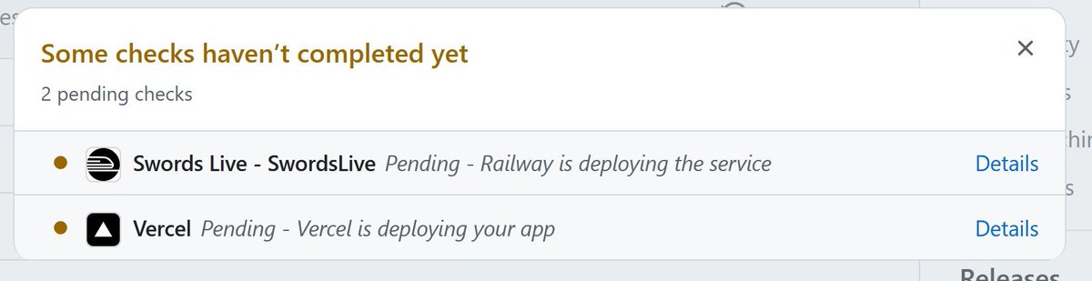 HowToCompanyXYZ's tweet image. So many services work so well together now @github @vercel @Railway 😍