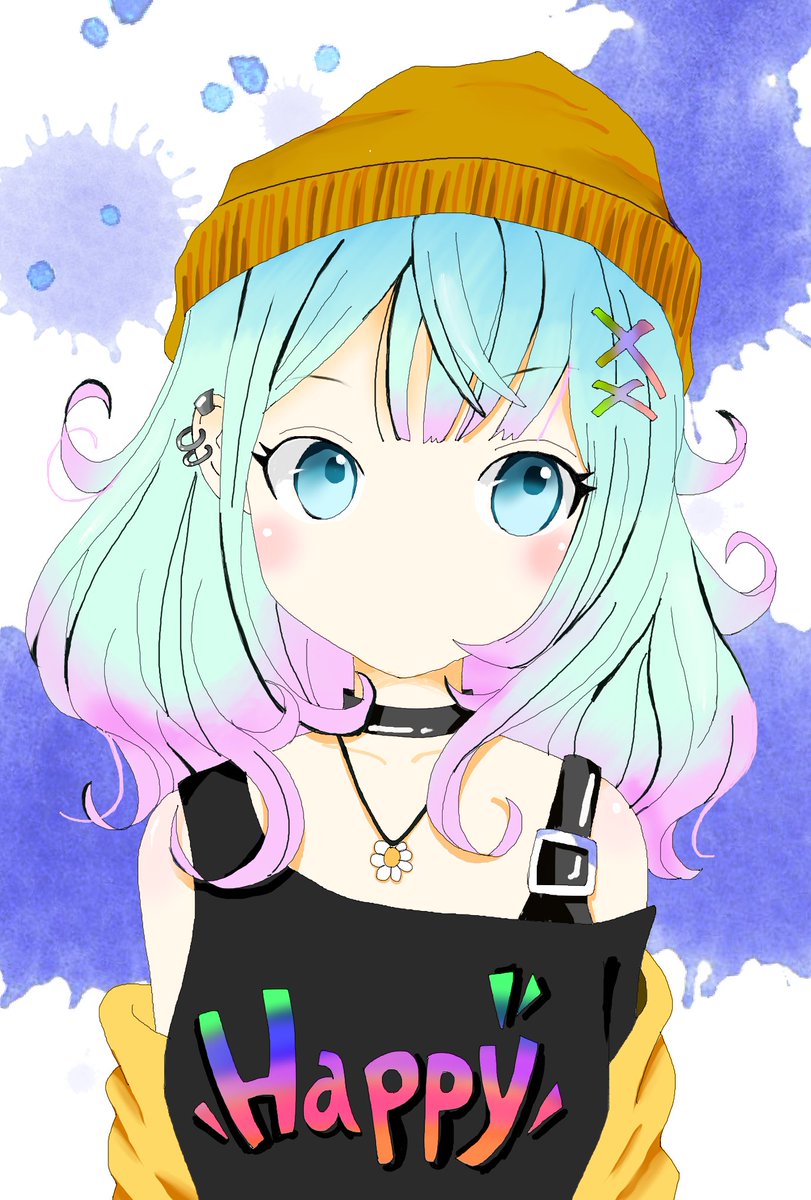 wakaaajam3's tweet image. やっと描けたど( ´ ▽ ` )ﾉｲｪｱ
 #イラスト
 #女の子
 #帽子