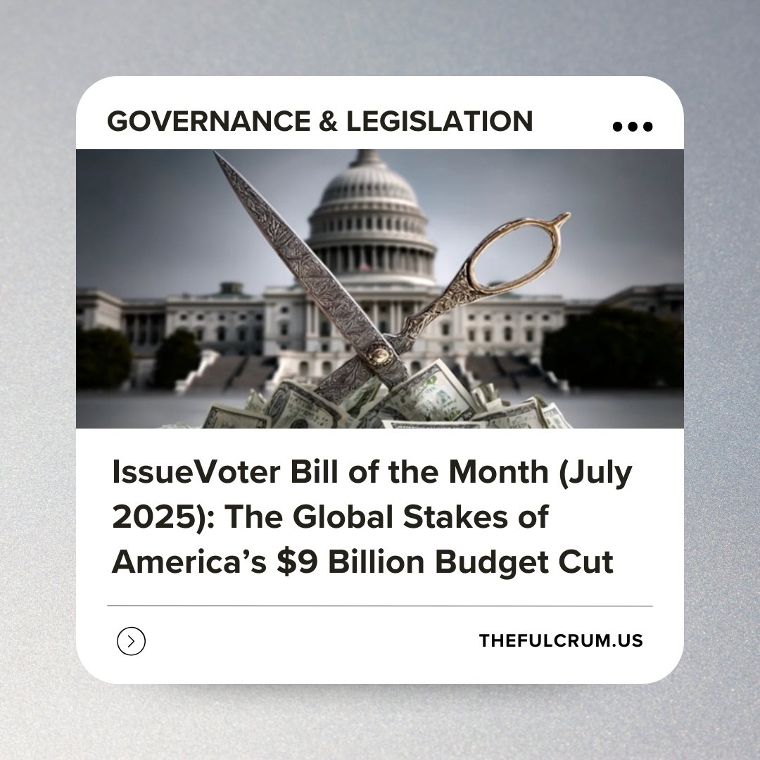 fulcrum_us's tweet image. This $9 billion budget cut represents far more than fiscal housekeeping—it signals a fundamental retreat from America's role as the world's primary humanitarian superpower.
Read more: loom.ly/4d15a00
#thefulcrum #citizenconnect #issuevoter