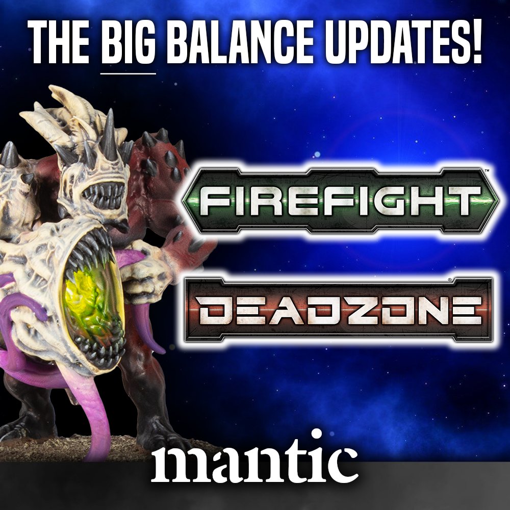 manticgames's tweet photo. 🚨 Big Balance Updates for Firefight and Deadzone Players 🚨

Alongside the amazing Rules Committees, we’ve set out to deliver the best gameplay experience yet! All the changes are now LIVE in the Companion App – with PDFs to follow soon.

Read the blog: https://t.co/d6HQ7Z7tOW https://t.co/q9P5bKqnOK