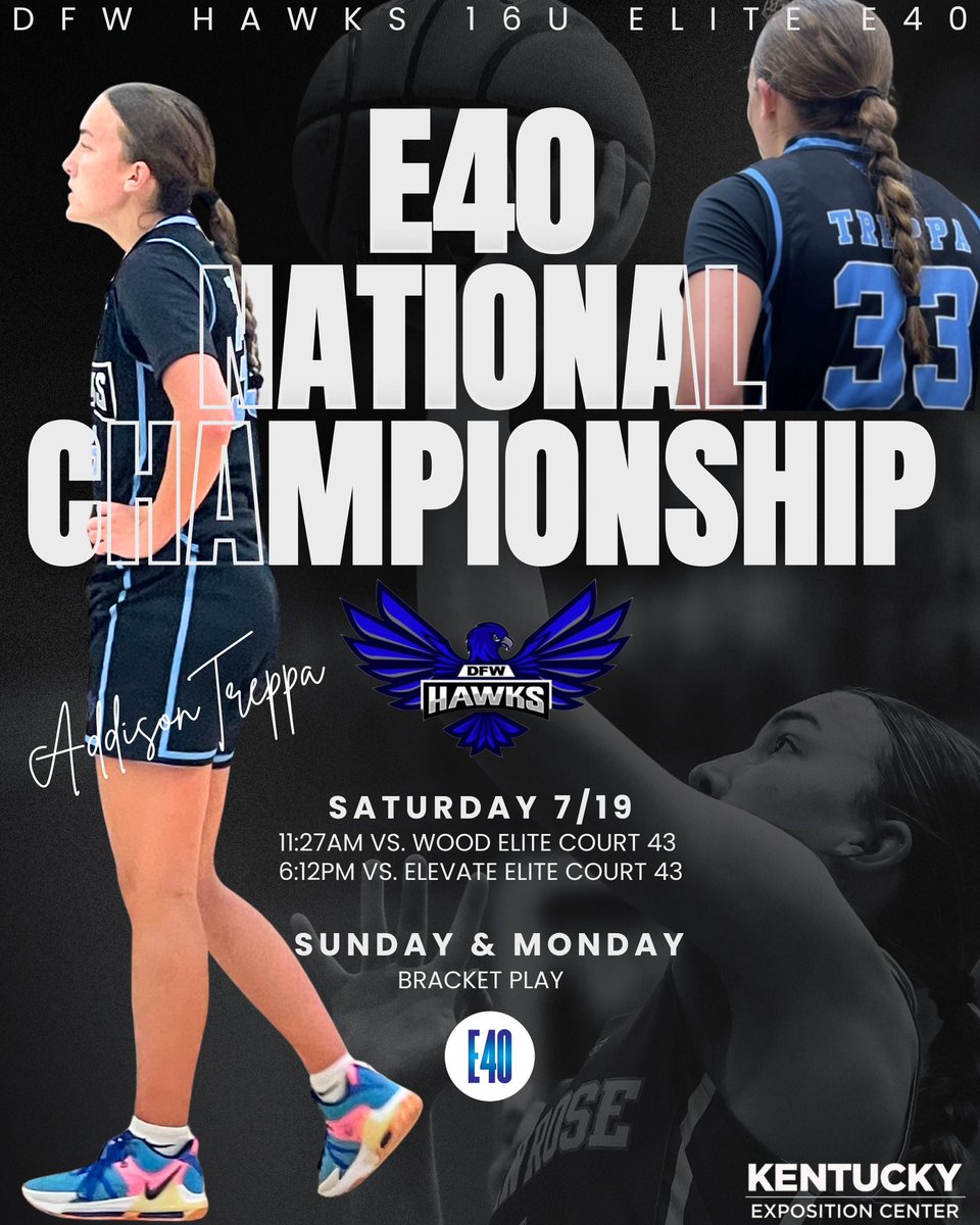 AddisonTreppa33's tweet image. Looking forward to getting back to work in Louisville Kentucky for the E40 National Championship!! @IMCOMING_INC @Dfwhawks @Dfwhawks