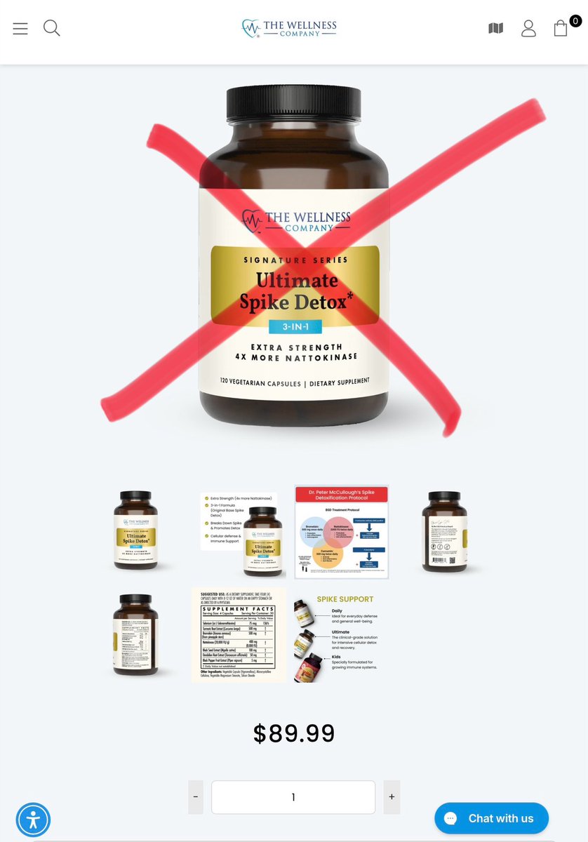 Hypothesis's tweet image. “Big Pharma is only out to make money”
This is Pete McCullough’s way to your wallet - a spice mix in a sugar pill; Zero efficacy or effectiveness for just $89.99