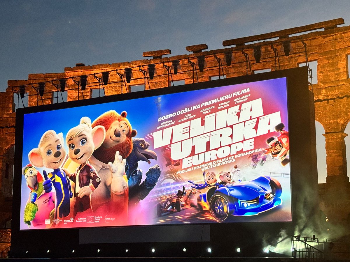 What a night: we screened GRAND PRIX OF EUROPE in a 2,000-year-old Roman amphitheatre!

Grateful to the Pula Film Festival for inviting us to present VELIKA UTRKA EUROPE for the very first time in Croatia: an unforgettable moment. #GrandPrixMovie #MACKMagic