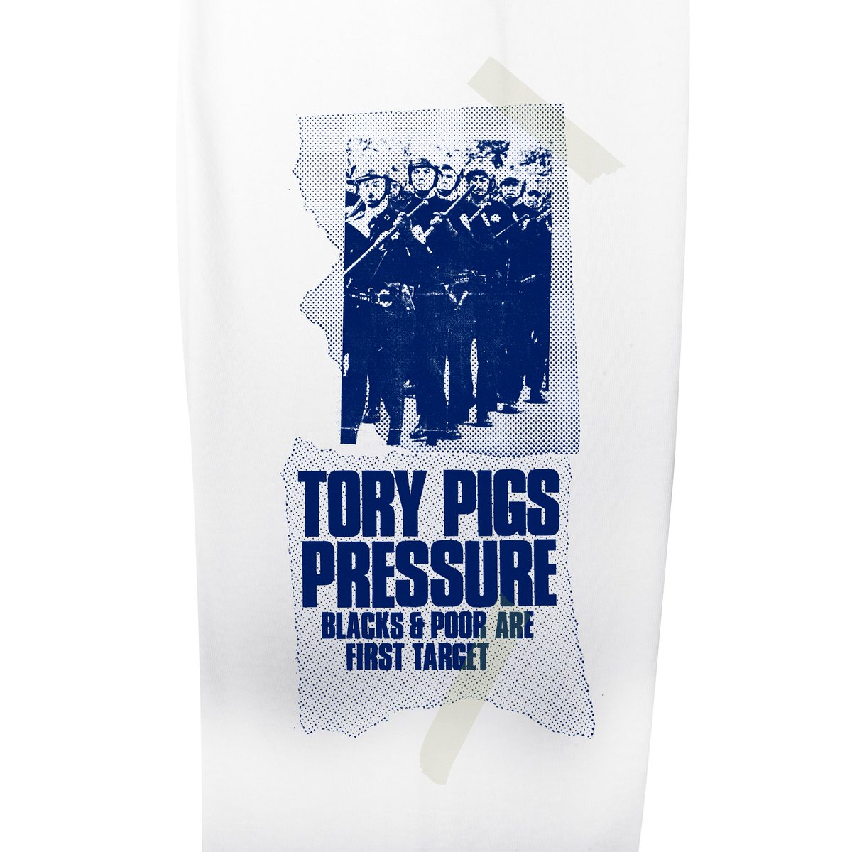 RadicalMediaArc's tweet photo. Back in stock with new colors! Our collage about p*lice br*tality with sources pulled from our visual archive of political posters, underground newspapers and counterculture publications from all around the world. 

https://t.co/8l5nNEk98r https://t.co/TYOD4V3E83