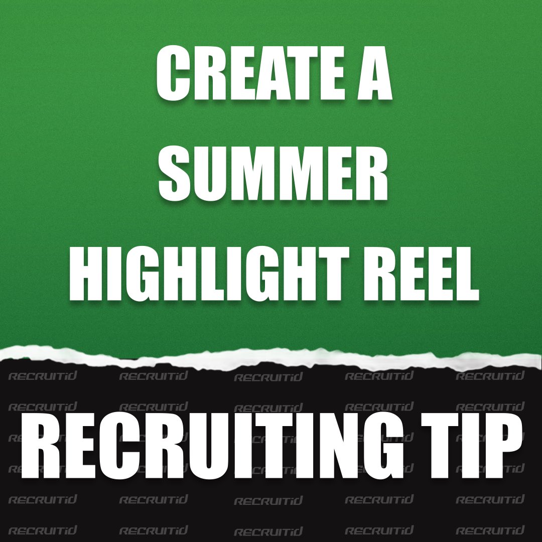 _RECRUITid's tweet photo. Put in work this summer? Time to show it.
Drop a highlight reel with your best camp reps, workouts, & game clips. Coaches want to see your growth. 🎥🔥
#RECRUITid #SummerReel #CollegeRecruiting #GetSeenGetSigned https://t.co/wIVeojim61