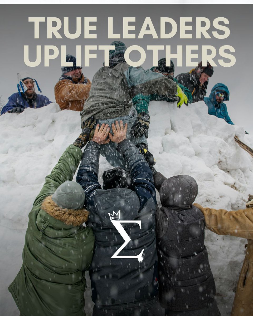 SigmaMeUp's tweet image. True leaders rise by lifting others. 

When the climb gets steep, it’s not ego that gets you to the summit , it’s unity, strength, and selflessness. 💪 🧠 💪 ❤️ 

Let’s be the kind of leaders who don’t just lead the way, but light the way. 🌟#SigmMyself #SigmaMindset