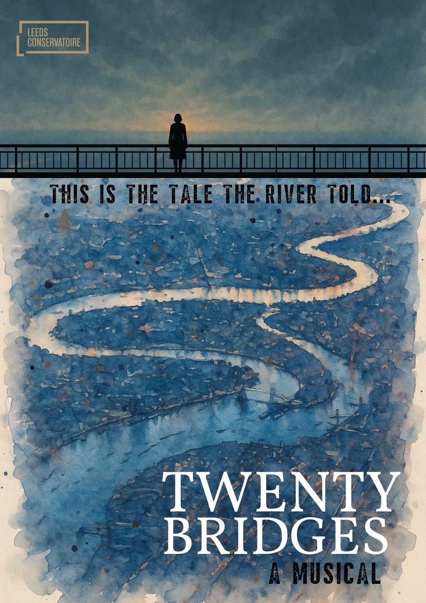 Twenty Bridges: A Musical at The Venue, Leeds Conservatoire. Student actors jump in the deep end. tyke-it-to-the-limit.com/2025/07/18/twe… <a href="/WelcometoLeeds/">Welcome to Leeds</a> <a href="/LeedsBID/">LeedsBID</a>