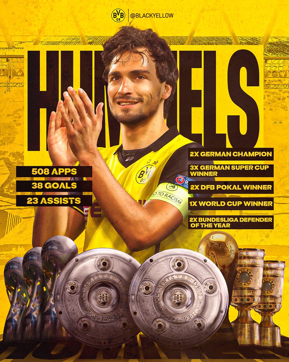 BlackYellow's tweet image. With Mats hanging up his boots, let’s take a look back at everything he accomplished in Black and Yellow. 🏆🐐