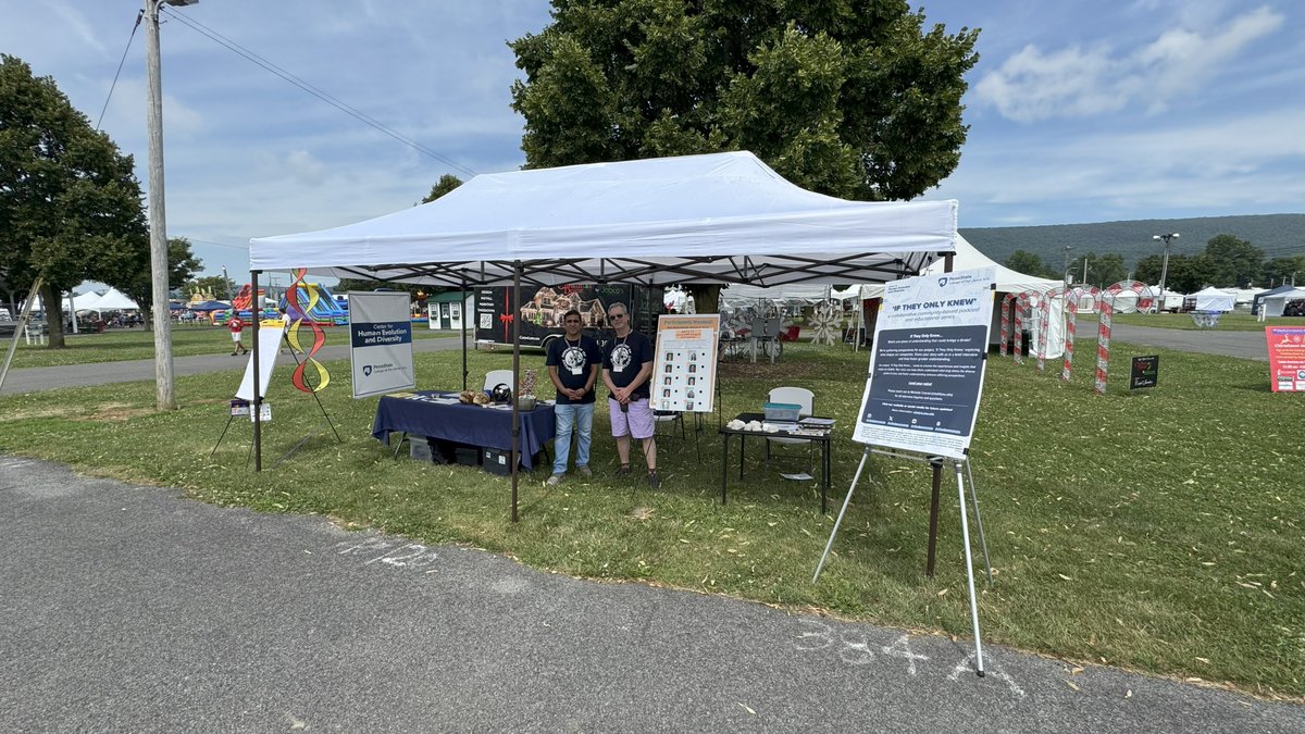 chedpennstate's tweet photo. We had an amazing time at People's Choice Fest to promote our new project 'If They Only Knew'. This podcast/educational series between @chedpennstate and our community will focus on what drives our diverse perspectives. Thank you to our volunteers and everyone who stopped by! https://t.co/IpvmLgl81U