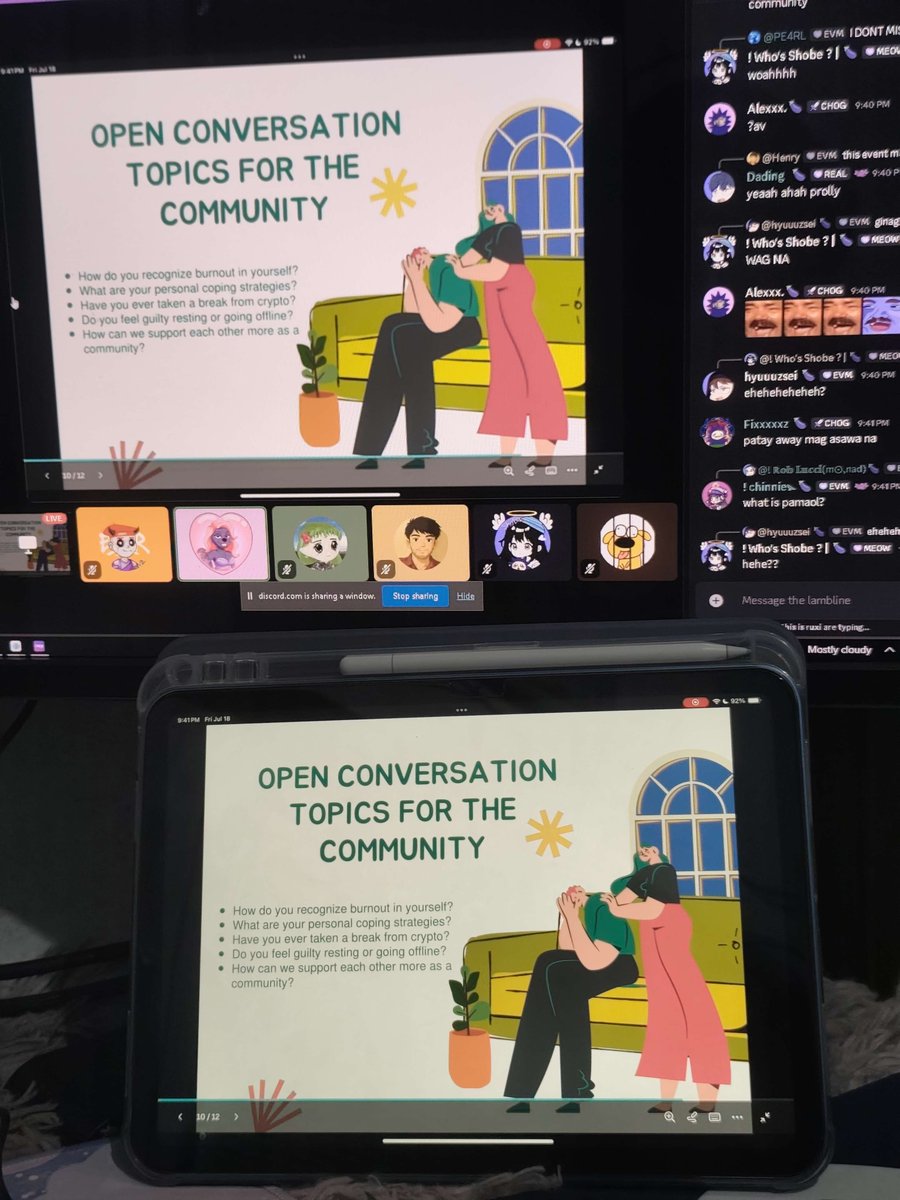 Thank you, <a href="/monad/">Monad ⨀</a> fam., for listening and participating in this event. See you for the next talk about Mental Health Awareness.

Gnad