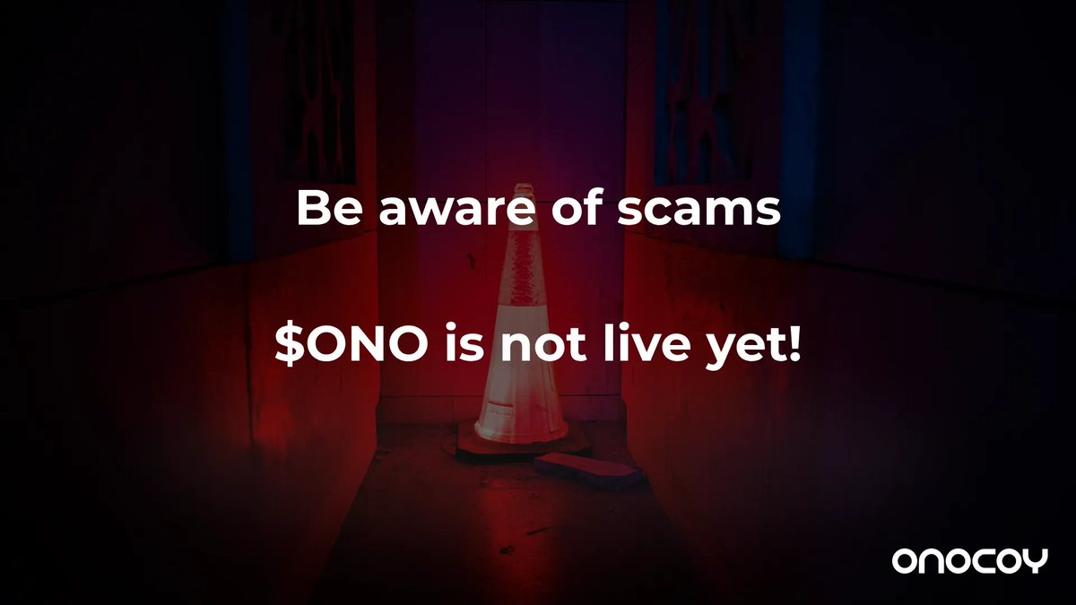 onocoyRTK's tweet image. 🚨 Careful: $ONO is NOT live yet 🚨
We've seen fake tokens and impersonators pop up, don’t fall for it.
The official $ONO token is not trading on any DEX or CEX yet. ❌
✅ There is a legit PreSale on PinkSale running now which will end this Sunday.
But the token itself will…