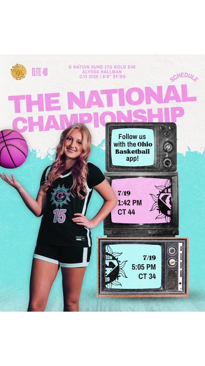Alyssa Hallman (@alyssa_hallman1) on Twitter photo My schedule for The National Championship. Come check me out. <a href="/Elite40League/">Elite 40 League</a> <a href="/GNation_BBALL/">G Nation ๐</a> <a href="/capturesbylara/">capturesbylara</a> <a href="/Hilliard_Hoops/">Hilliard Flashes BBall</a> <a href="/Ohio_Basketball/">OhioBasketball.com</a> My schedule for The National Championship. Come check me out. <a href="/Elite40League/">Elite 40 League</a> <a href="/GNation_BBALL/">G Nation ๐</a> <a href="/capturesbylara/">capturesbylara</a> <a href="/Hilliard_Hoops/">Hilliard Flashes BBall</a> <a href="/Ohio_Basketball/">OhioBasketball.com</a>