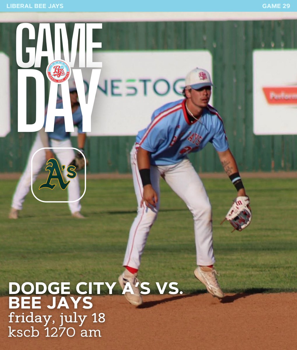 LiberalBeeJays's tweet image. More baseball!
🆚 A’s
⌚️ 7:00 PM
🏟️ Brent Gould Field
📻 1270 AM
🎟️ J&R Constructors Group