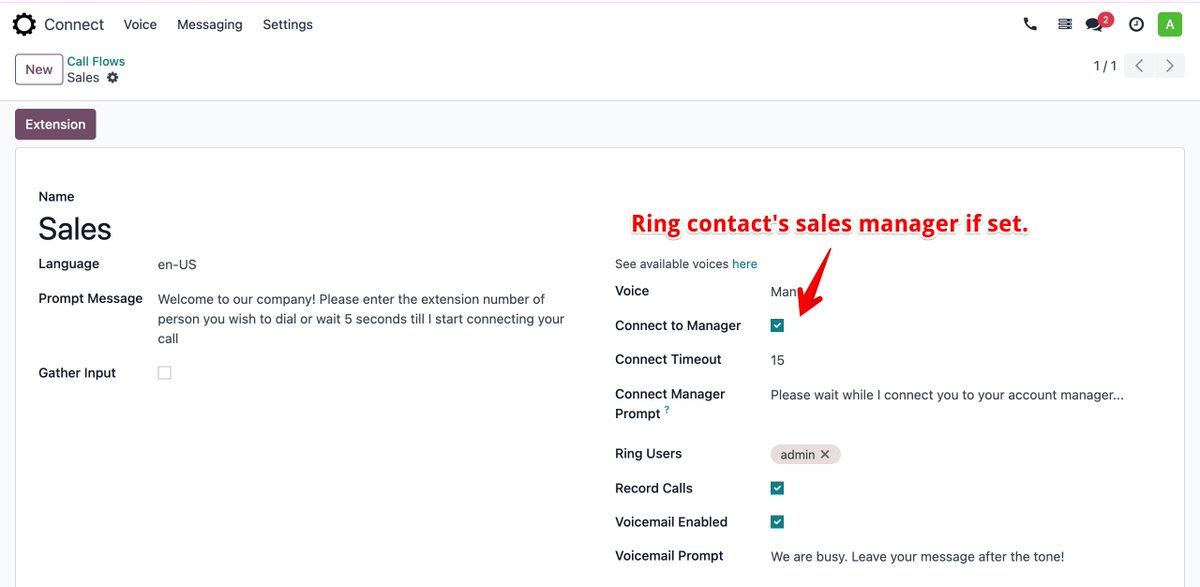 oduist's tweet photo. 🚀 Supercharge your #Odoo experience! Oduist Connect brings seamless #Twilio communication right into your #CRM

✨ New Feature Drop: Intelligent Call Routing!

Now, when a known contact calls, we instantly route them to their assigned manager. No transfers, no waiting. https://t.co/w1jm6bCljA