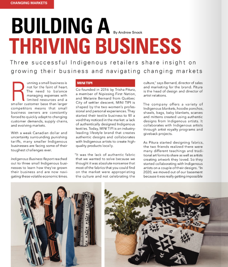In the latest issue of CCIB’s Indigenous Business Report, see how Mini Tipi, <a href="/NuezAcres/">Nuez Acres® | Pecan Oil Beauty</a>, and <a href="/cheekbonebeauty/">Cheekbone Beauty  💋</a> are thriving in a shifting market—overcoming supply chain hurdles, adapting to customer needs, and building resilience. Read more on pg. 42: tinyurl.com/5n6uub2r