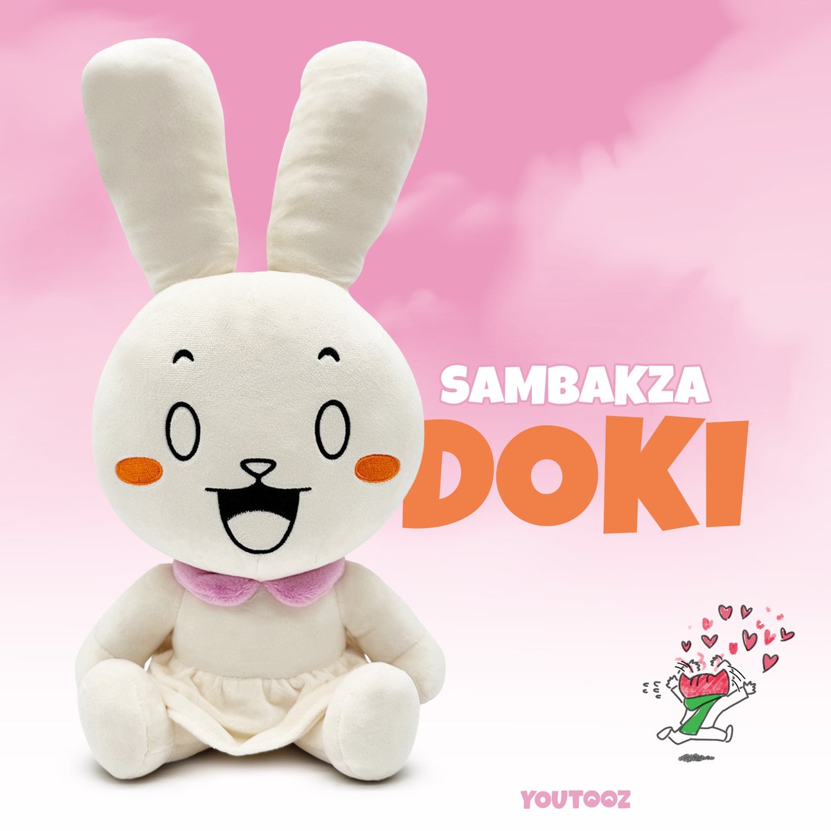 SamBakZa's tweet image. Youtooz와 콜라보한 도키 인형 선주문 일정이 확정되었습니다. 주문페이지는 8월1일에 오픈되며 이번에는 30일동안 선주문을 받습니다. 오로지 선주문을 통해서만 한정생산되는 상품이니까 절대로 놓치지 마세요!!
#떳다그녀 #봉제인형 #토끼인형 #인형
