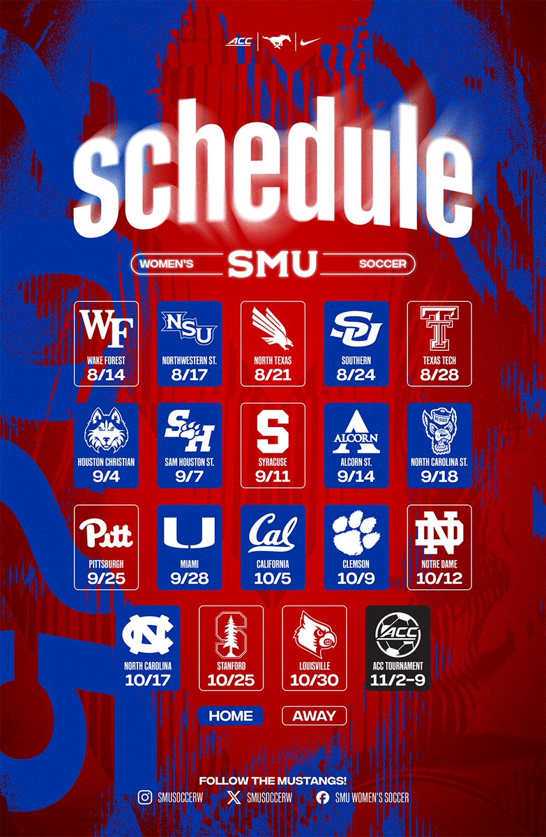 The wait is over… Our 2025 Schedule is here 🙌

📰 tinyurl.com/2b93hbrp

#GoMustangs