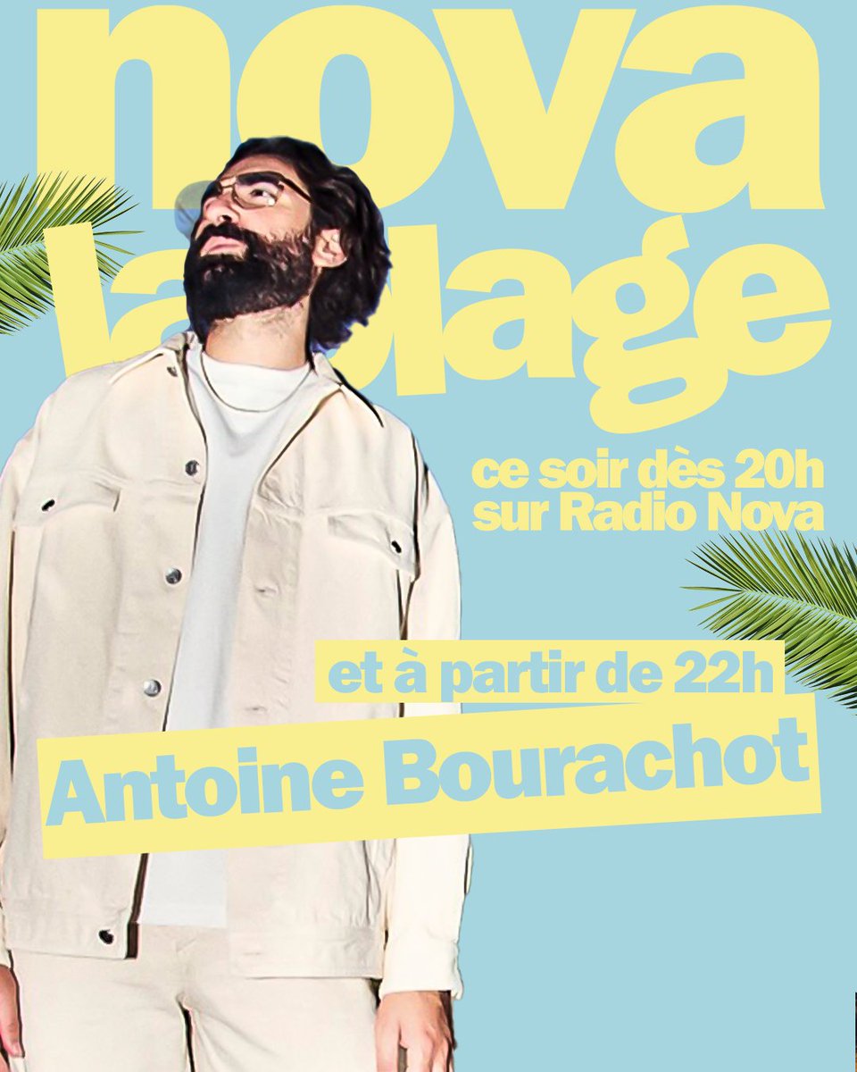 laRadioNova's tweet image. Tous les vendredis dès 20h, retrouvez le meilleur de Nova la plage sur Radio Nova pour bien débuter le week-end 😎
Puis dès 22h, Antoine Bourachot déplie sa serviette pour le coucher du soleil et prend le relai pour nous offrir un mix exclusif !
Nova la plage, c’est notre…