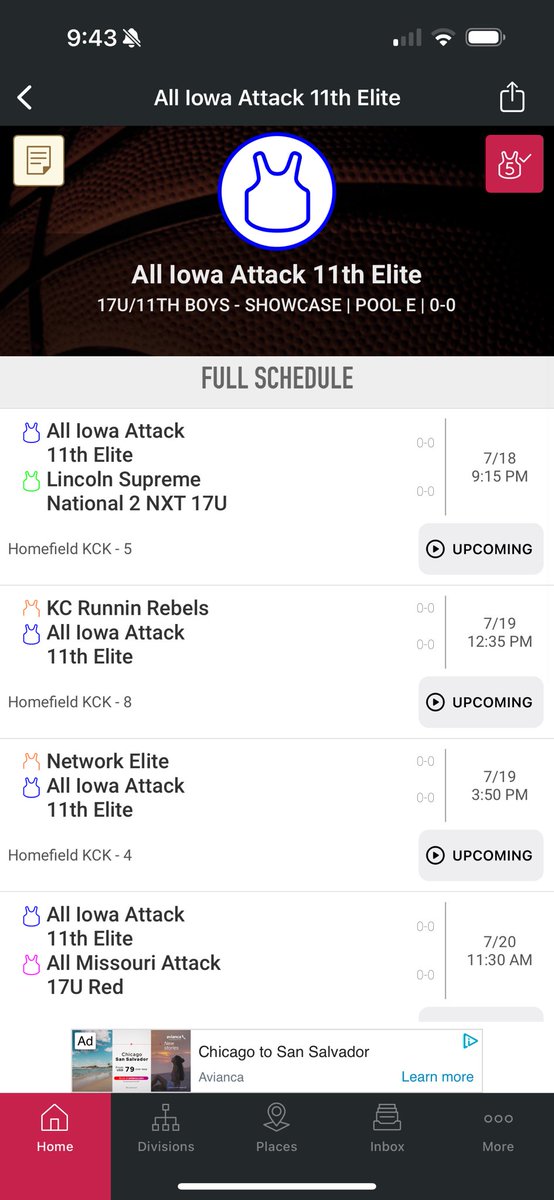 Here’s my schedule this weekend in Kansas City hardwood classic session 2
