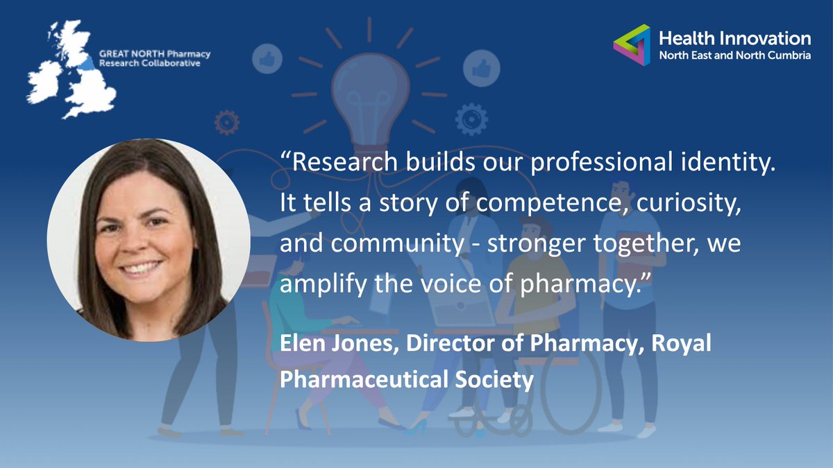 Great North Pharmacy Research Collaborative (@gtnorthpharmres) on Twitter photo As we near the close of #GNPRCC2025, Elen Jones from the <a href="/rpharms/">Royal Pharmaceutical Society</a> takes to the stage to explore how policy, practice, and partnership can shape the future of pharmacy together. As we near the close of #GNPRCC2025, Elen Jones from the <a href="/rpharms/">Royal Pharmaceutical Society</a> takes to the stage to explore how policy, practice, and partnership can shape the future of pharmacy together.