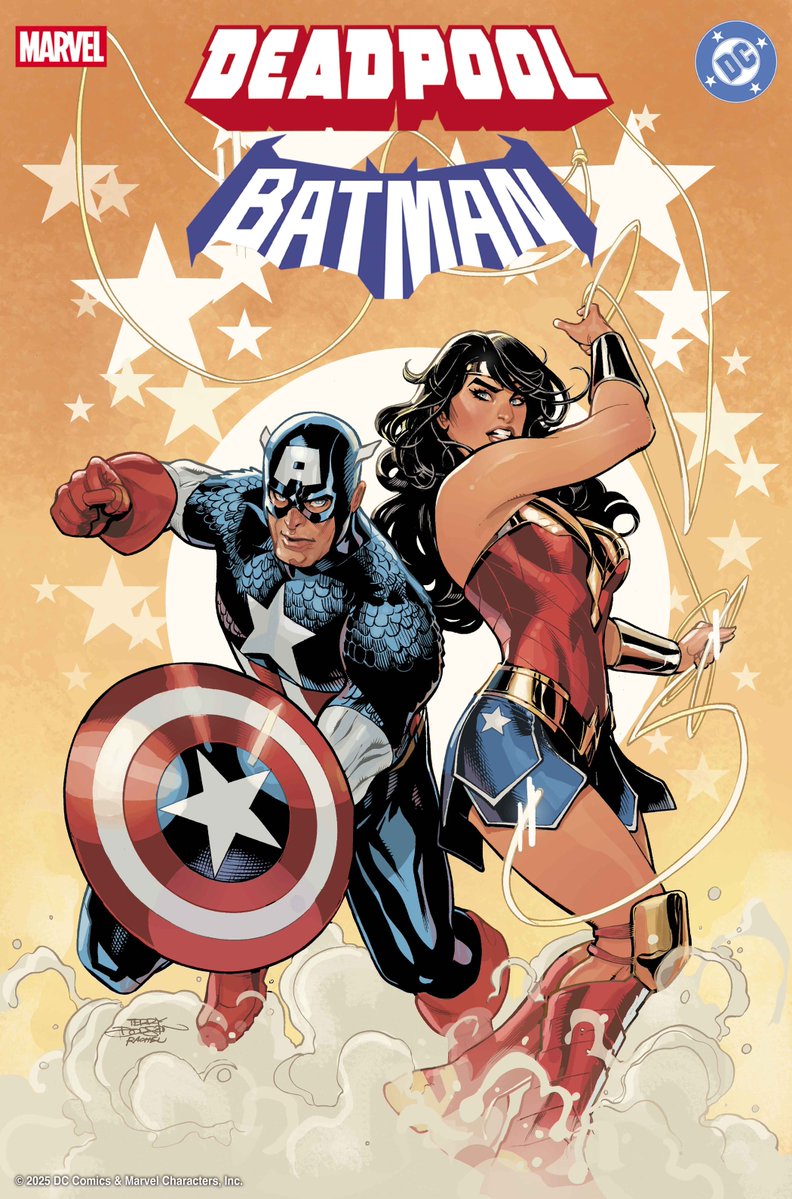 UpdatesCAP4's tweet image. The Captain America/Wonder Woman variant cover for the Deadpool/Batman crossover by Terry Dodson
The issue hits shelves on September 17