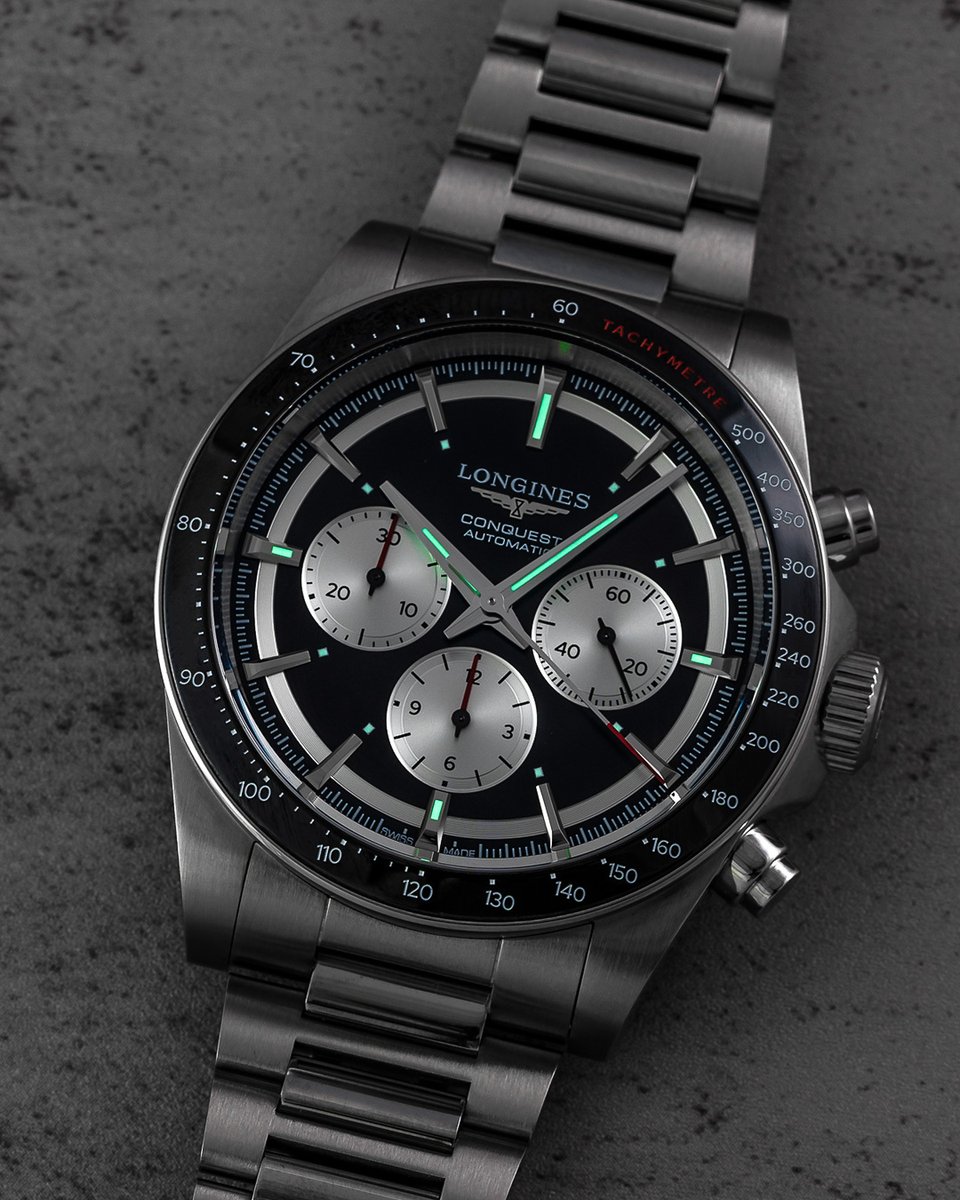 baldassarreted's tweet image. As we head into the weekend, we’ve got this reverse panda dial take on the Longines Conquest Chronograph on our minds. We’ve seen Longines deliver some of the most competitive vintage-inspired reissues in recent years, but the Conquest Chronograph collection demonstrates the…