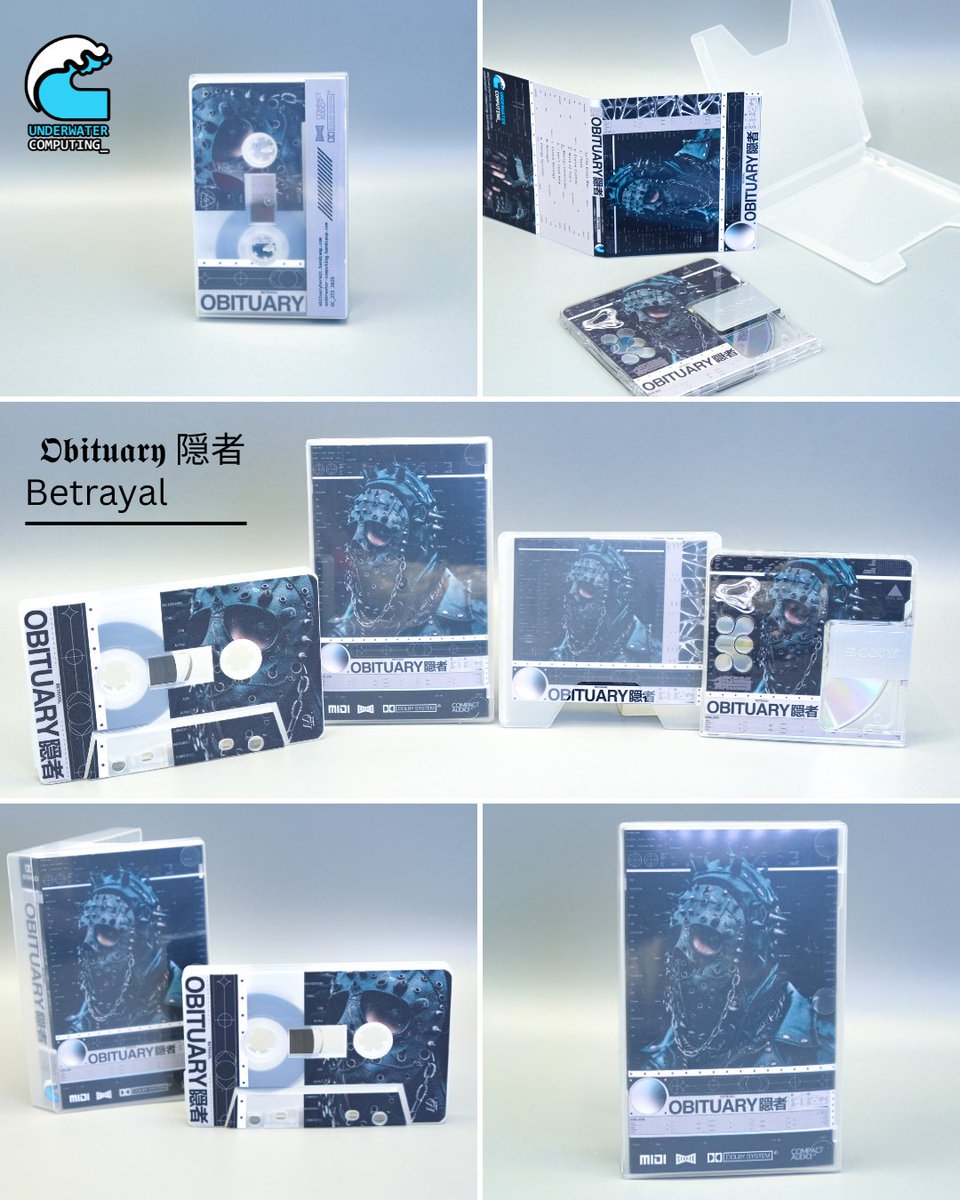 Out now! 𝕺𝖇𝖎𝖙𝖚𝖆𝖗𝖞 隠者 隠者 | Betrayal  on CASSETTE ⛒ MINIDISC
Stream | Download | buy 🔗 underwater-computing.bandcamp.com/album/betrayal…
⟁ ⟁ ⟁ END SIGNAL ⟁ ⟁ ⟁