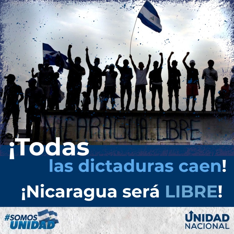 UnidadNic's tweet image. Todas las dictaduras siempre caen. La dictadura de los Ortega Murillo también caerá. #DemocraciaSiDictaduraNo