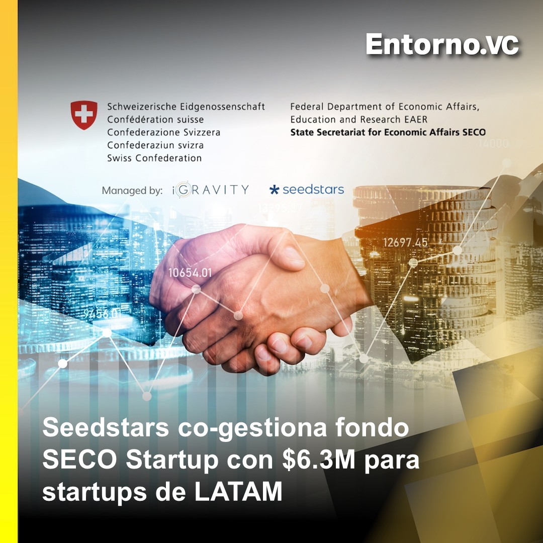 El SECO Startup Fund relanza su fondo junto a <a href="/Seedstars/">Seedstars</a>  e iGravity, para apoyar startups en mercados emergentes con deuda no dilutiva y flexible. 

¿Tu startup tiene conexión con Suiza? 🤔

Conoce más 👉 entorno.vc/seedstars-co-g…

#ImpactInvestment #Startups
