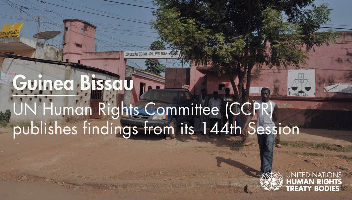 UNTreatyBodies's tweet image. The UN Human Rights Committee #CCPR urges Guinea-Bissau 🇬🇼 to strengthen the independence and functioning of the judiciary. CCPR also raises concerns about restrictions of peaceful assembly, urges authorities to respect & protect civic space.
ohchr.org/en/press-relea…