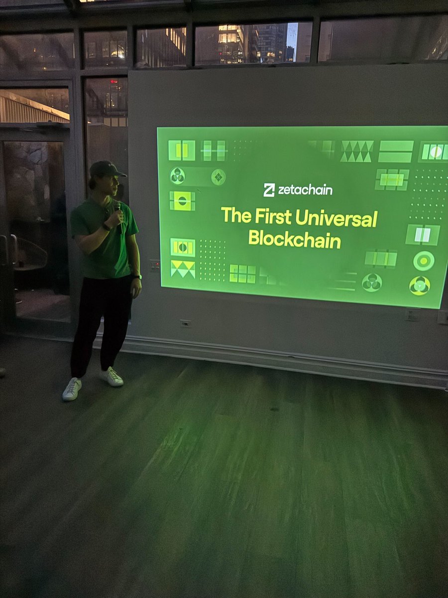 DAOist_JC's tweet image. 🗽 The @ZetaBlockchain NYC summer tour goes on
Last night at @Supermooncamp we shared how Universal Apps span any chain (even native Bitcoin).
Who should we collab with next? 👇
@Station3NYC, @PubKey_NYC, @CryptoMondaysNY, @cracked_labs, @BitcoinCenterNY