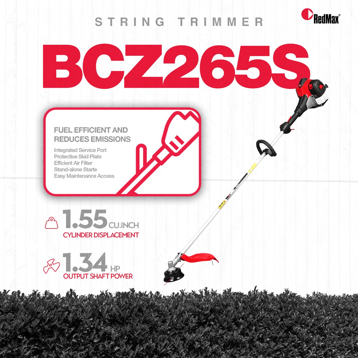 My_Lawn_Mower's tweet image. 💪 Work smarter. Run cleaner. Finish stronger. 😎 The #RedMax BCZ26SS professional trimmer is a model of efficiency. 💯 Its fuel-efficient Strato-Charged engine and reduced emissions mean a better work environment and fewer stops to refuel. 

Get the job done right. Visit 🔗