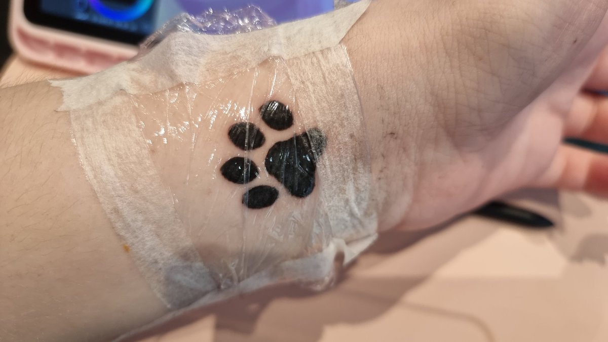 moirafan500's tweet image. not overwatch but i got a tattoo! :D it came out sooo so cute